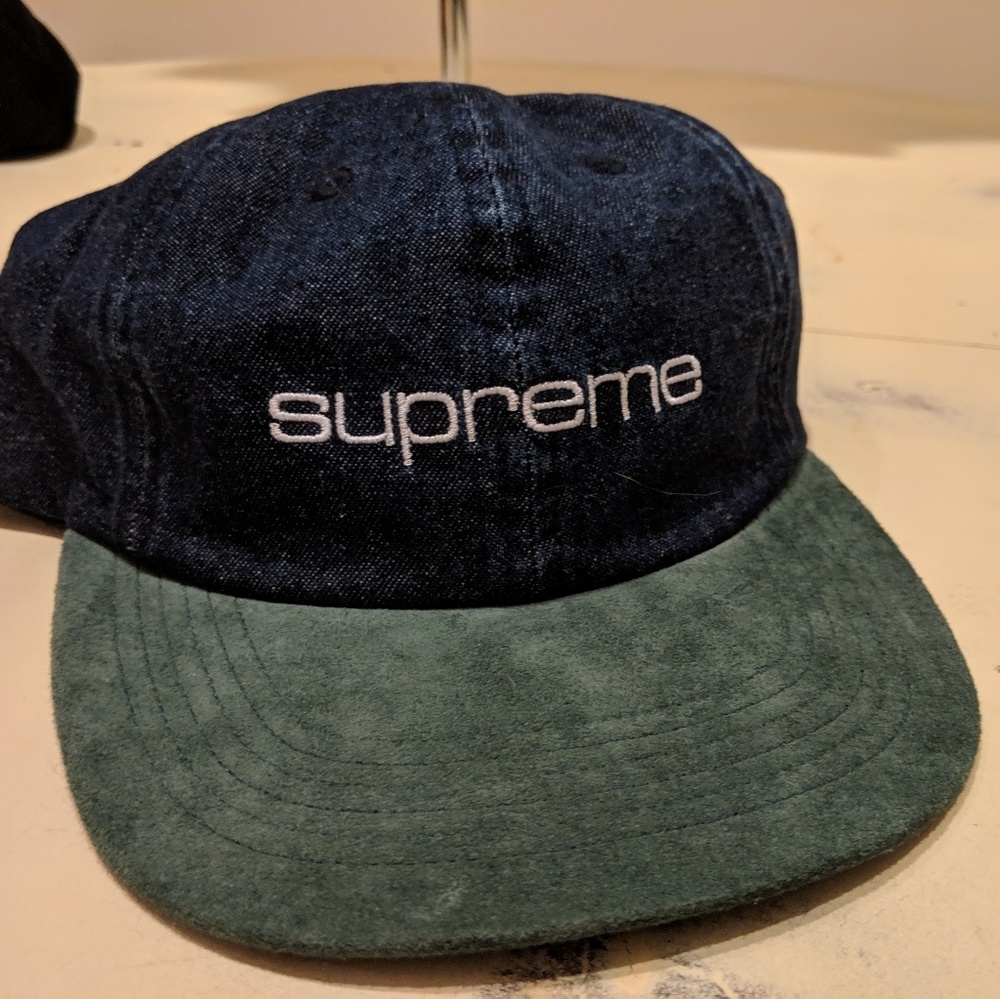 Supreme Denim/Suede Hat